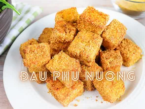 Đậu phụ nướng giòn thơm ngon khó cưỡng