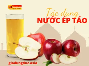 Cách làm nước ép táo thơm ngon, bổ dưỡng