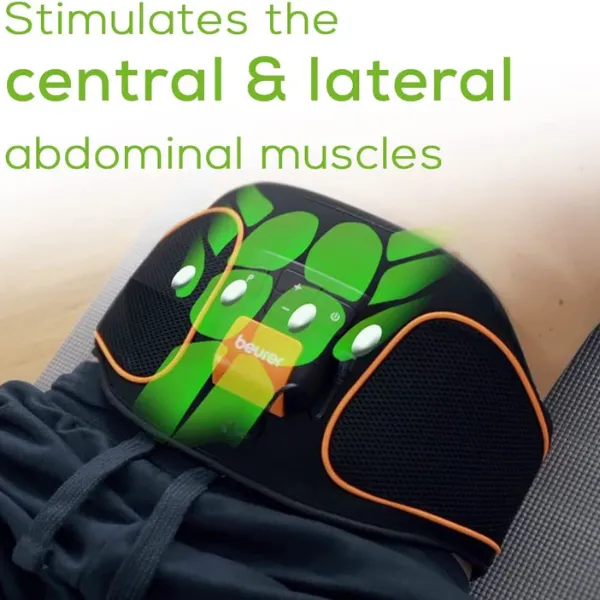 Tập bụng tại nhà với đai tập cơ bụng Beurer EM37 chính hãng Đức