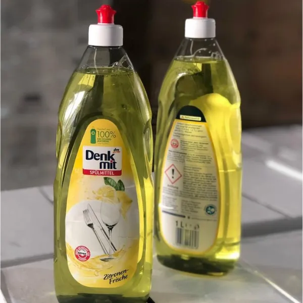 Nước rửa bát hương chanh DenkMit 1L nội địa Đức