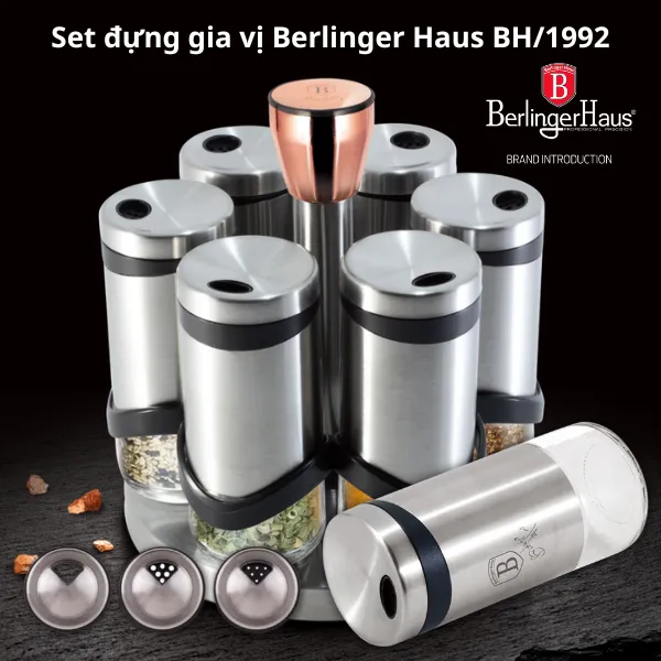 Set đựng gia vị Berlinger Haus BH/1992 nhập khẩu Đức