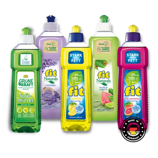 Nước rửa chén bát FIT số 1 tại Đức - Bát sạch hương thơm lâu