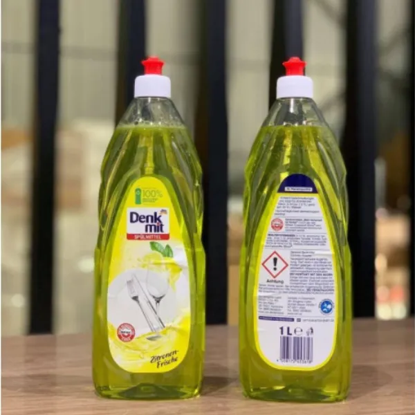 Nước rửa bát hương chanh DenkMit 1L nội địa Đức