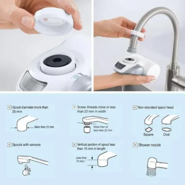 Lọc Nước Tại Vòi Brita On Tap 600L nhập khẩu Đức