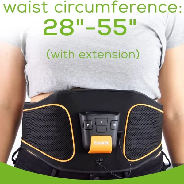 Tập bụng tại nhà với đai tập cơ bụng Beurer EM37 chính hãng Đức