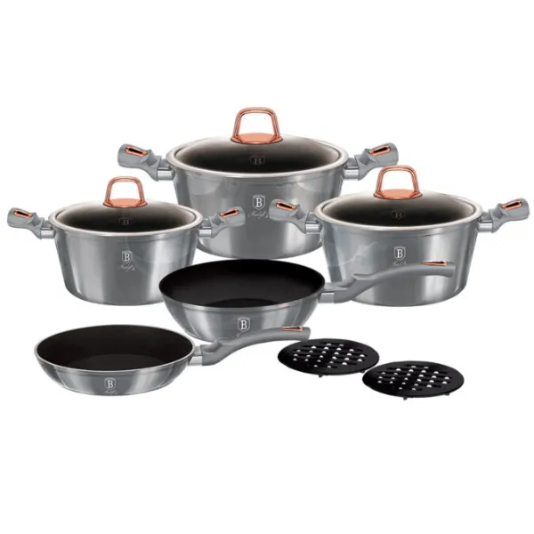 Bộ nồi 10 chi tiết Berlinger Haus nhập khẩu Đức