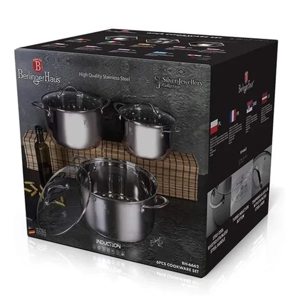 Bộ nồi 6 chi tiết Berlinger Haus BH/6662