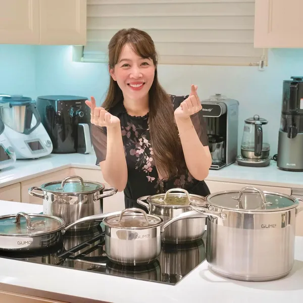 Bộ nồi Inox 5 món cao cấp Gume Hàn Quốc