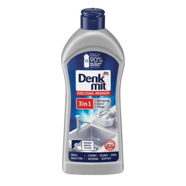 Chai Tẩy Rửa Inox Denkmit 3in1 nhập khẩu Đức