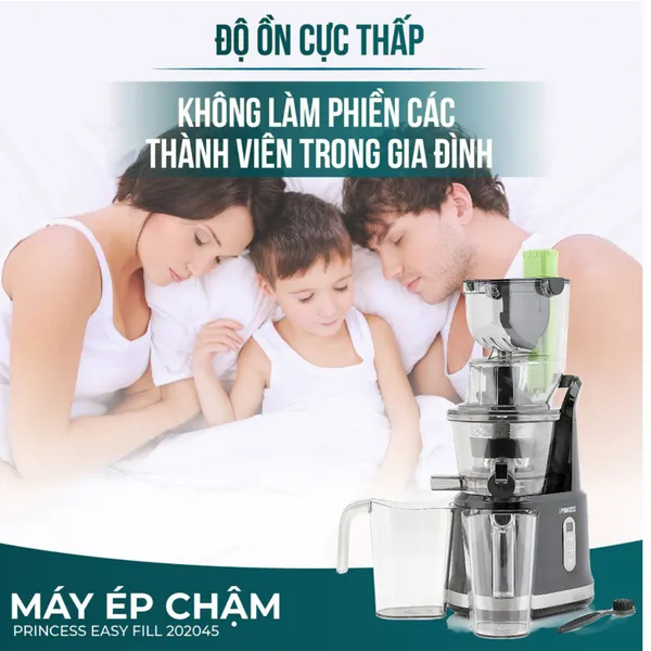 Máy ép chậm Princess Easy Fill Hà Lan