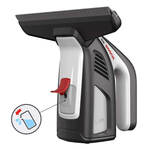 Máy lau kính Bosch GlassVAC sạch nhanh chóng, tiện lợi