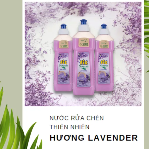 Nước rửa chén bát FIT số 1 tại Đức - Bát sạch hương thơm lâu