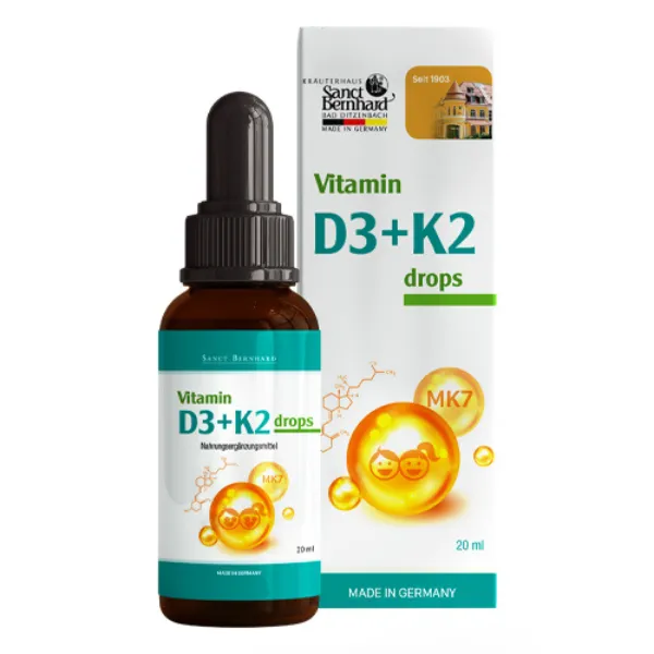Vitamin D3 K2 drops Sanct Bernhard CHLB ĐỨC