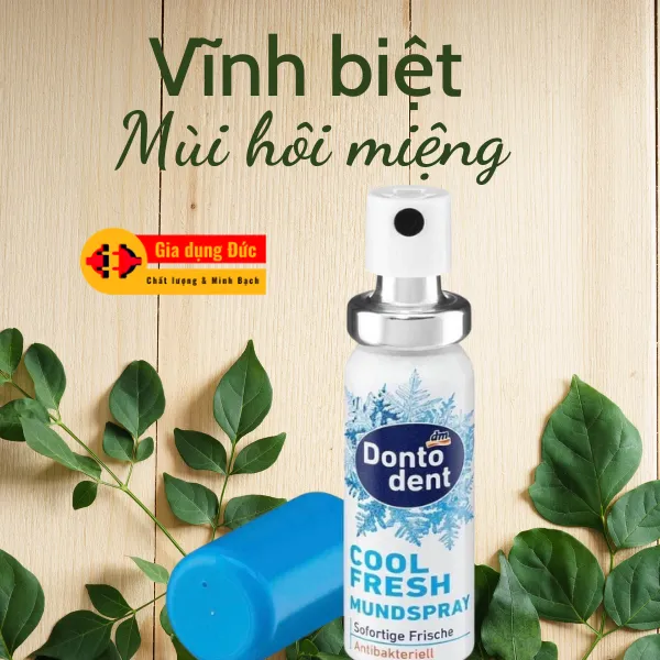 Xịt Thơm Miệng Kháng Khuẩn Dontodent nhập khẩu Đức