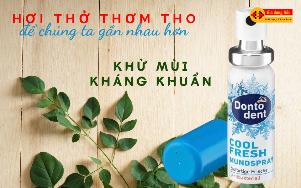 Xịt Thơm Miệng Kháng Khuẩn Dontodent Xịt Thơm Miệng Kháng Khuẩn Dontodent