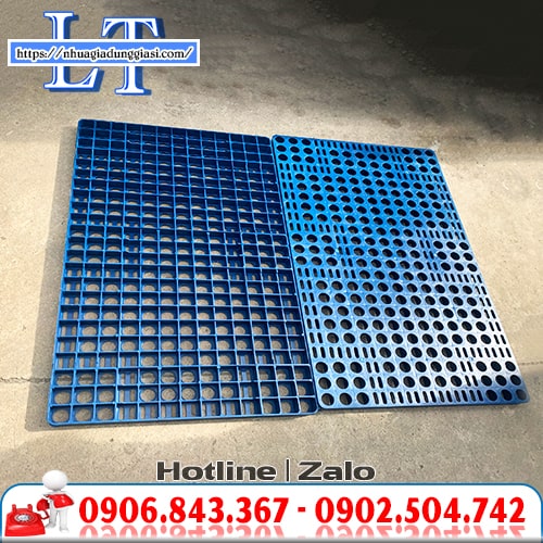 Pallet nhựa không chân mặt lưới Pallet nhựa không chân mặt lưới
