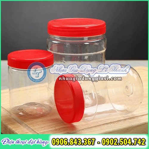 Hũ nhựa tròn Hũ nhựa tròn