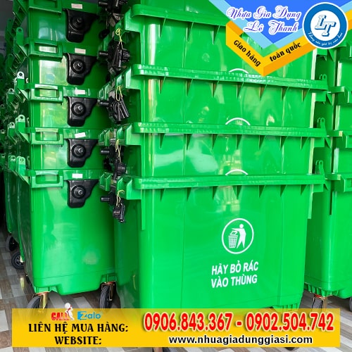 Thùng rác nhựa 660l Thùng rác nhựa 660l