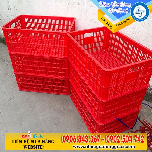 Rổ nhựa đựng hàng 2 tấc 5 Rổ nhựa đựng hàng 2 tấc 5