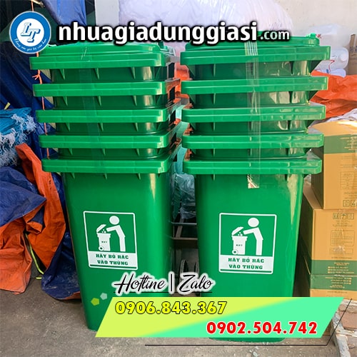 Thùng rác nhựa 120l Thùng rác nhựa 120l