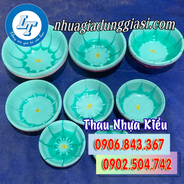Thau nhựa kiểu giá sỉ