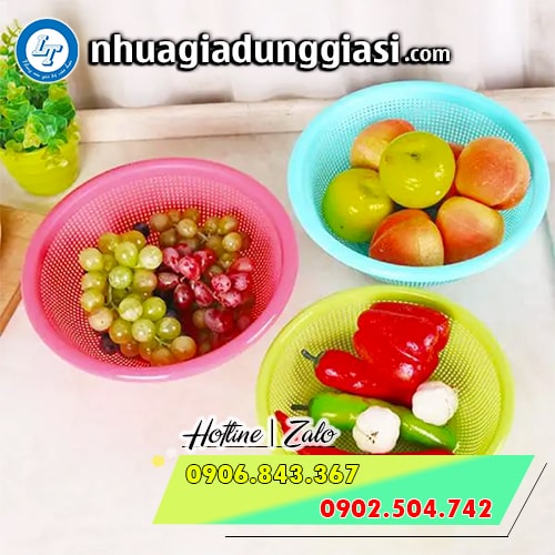 Rổ nhựa đựng rau củ Rổ nhựa đựng rau củ
