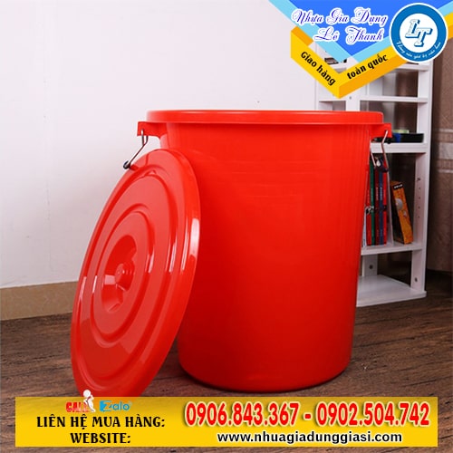 Thùng nhựa tròn có nắp Thùng nhựa tròn có nắp