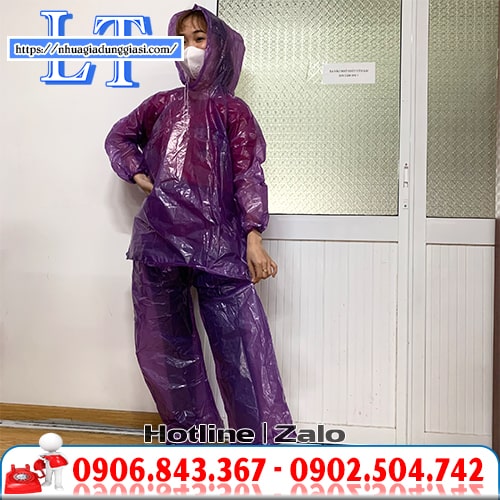 Áo mưa bộ tiện lợi dùng 1 lần Áo mưa bộ tiện lợi dùng 1 lần