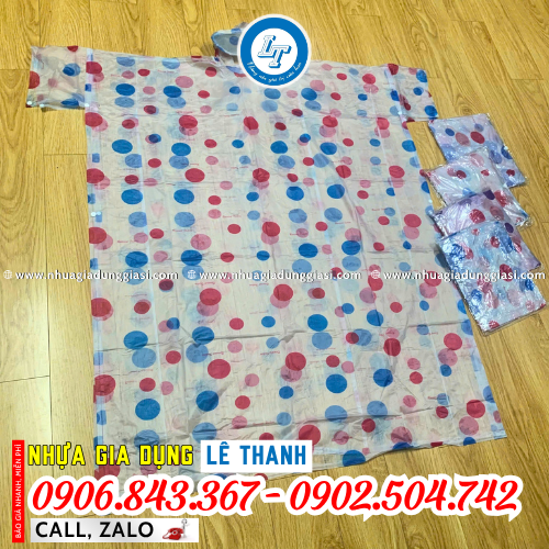 Áo mưa cánh dơi chấm bi Áo mưa cánh dơi chấm bi