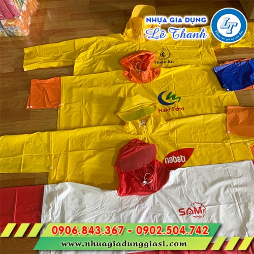 Áo mưa cánh dơi in logo Áo mưa cánh dơi in logo