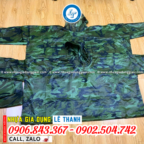 Áo mưa cánh dơi rằn ri Áo mưa cánh dơi rằn ri