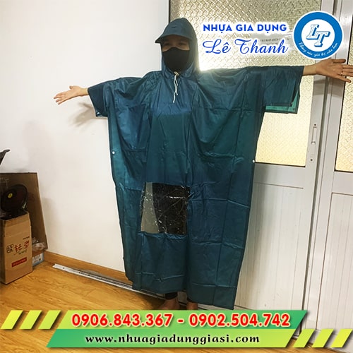 Áo mưa cánh dơi vạt dài rộng rãi Áo mưa cánh dơi vạt dài rộng rãi