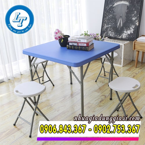 Bàn nhựa chân inox tô điểm thêm cho không gian sống Bàn nhựa chân inox tô điểm thêm cho không gian sống