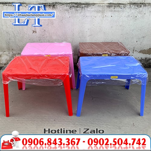 Bàn nhựa chữ nhật đủ màu giá rẻ ưu đãi Bàn nhựa chữ nhật đủ màu giá rẻ ưu đãi
