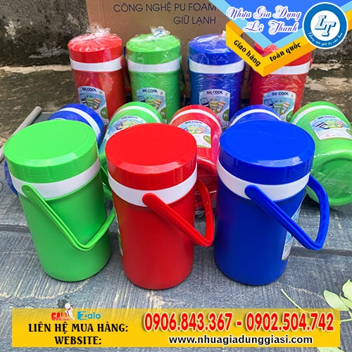 Bình giữ nhiệt quai xách tiện lợi Bình giữ nhiệt quai xách tiện lợi