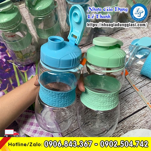 Bình nước học sinh nắp bật Bình nước học sinh nắp bật