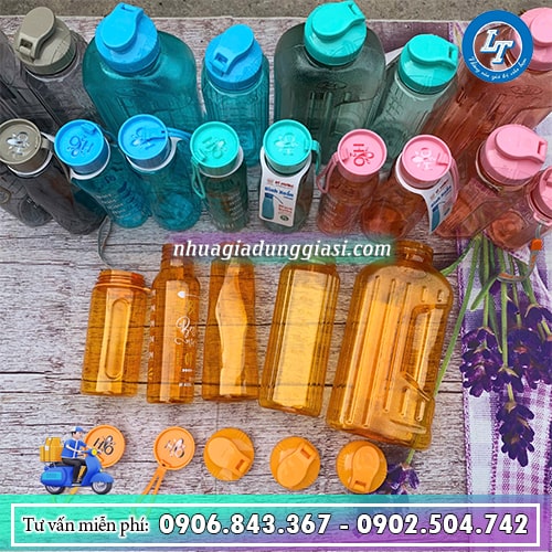 Bình nước nhựa đủ dung tích, kiểu dáng giá sỉ Bình nước nhựa đủ dung tích, kiểu dáng giá sỉ