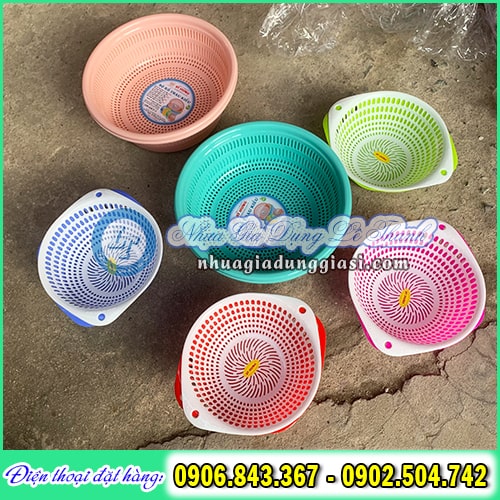 Bộ thau rổ bền đẹp Bộ thau rổ bền đẹp