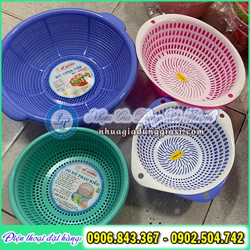 Bộ thau rổ đa dạng mẫu mã Bộ thau rổ đa dạng mẫu mã