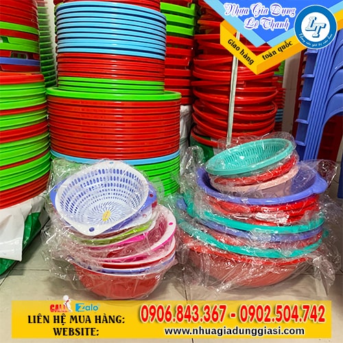 Bộ thau rổ nhựa giá sỉ
