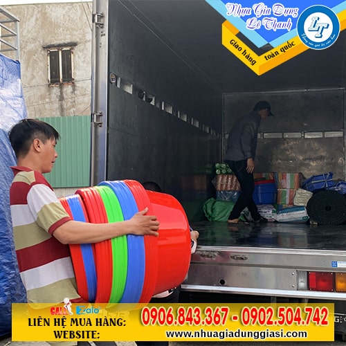 Bộ thau rổ nhựa giao nhanh đúng hẹn