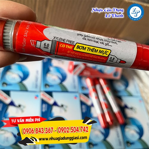 Bút lông dầu 2 đầu thêm mực tiện lợi Bút lông dầu 2 đầu thêm mực tiện lợi