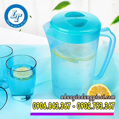 Ca đựng nước trong suốt màu sắc bóng đẹp