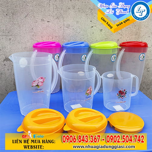 Ca đựng nước uống 1l, 1.5l, 2l,... giá sỉ Ca đựng nước uống 1l, 1.5l, 2l,... giá sỉ