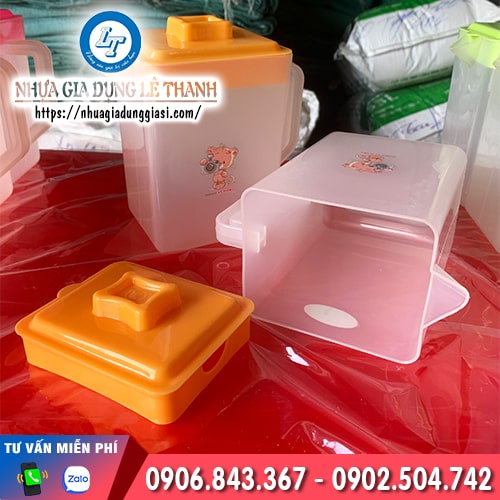 Ca đựng nước vuông dày dặn bóng đẹp Ca đựng nước vuông dày dặn bóng đẹp