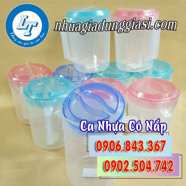 Ca nhựa có nắp