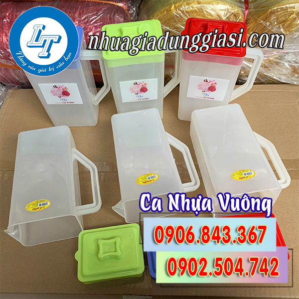 Ca nhựa vuông Ca nhựa vuông giá sỉ