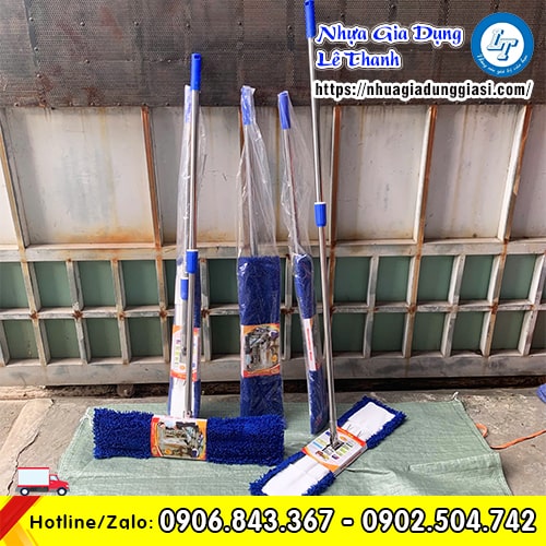 Cây lau nhà san hô cán dài tiện lợi Cây lau nhà san hô cán dài tiện lợi