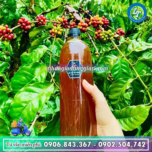 Chai nhựa 1 lít đựng mật ong Chai nhựa 1 lít đựng mật ong