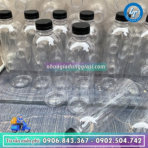 Chai nhựa 1 lít miệng to Chai nhựa 1 lít miệng to
